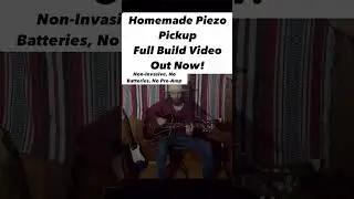 Homemade Guitar Pickup #build #guitar #pickup #diy #homemade #lifehack #acoustic #electric #piezo