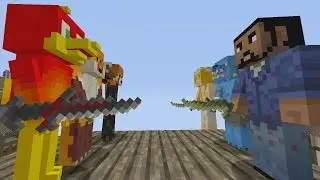 Minecraft Xbox - Beauty and the Beast - 3v3 Team SkyWars