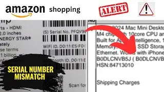 Amazon order Serial Number Mismatch #alert #scam #gadgets