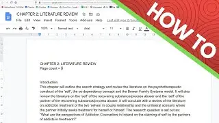 Google Docs Page Count - How To
