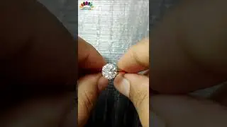 Round Oec Cut Moissanite Solitaire Ring