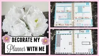 Decorate My Planner With Me: April Monthly & Weekly Spreads!