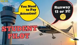 Student Pilot STRUGGLES  to comply with ATC instructions on SOLO