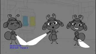 The Ant Sisters and the Power Outage (French Dub, Storyboard Version) 