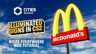 Create ILLUMINATED SIGNS in Cities Skylines 2 | Write Everywhere Mod Tutorial
