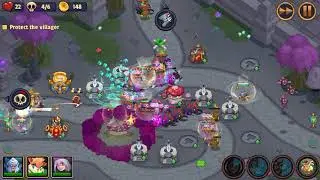 Realm Defense World 5 | Level 156 | Weak Heroes | Campaign Mode | 3 Stars | No Spells | Tartarus