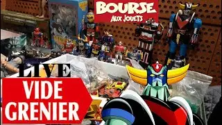 Vide Grenier Live - Une superbe Bourse aux Jouets 🤖 avec du Retrogaming !