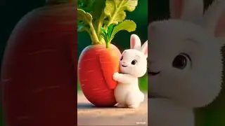 cute rabbit  #animation #cartoonvideo #aivideo #shortvideo #shorts #automation #kids #viralvideo #ff