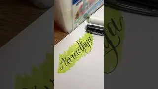 Writing your Names| #calligraphy #handlettering #art #shorts  #viral