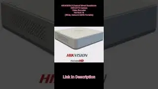 HIKVISION 8 Channel Wired Standalone DVR CCTV Camera Video Recorder