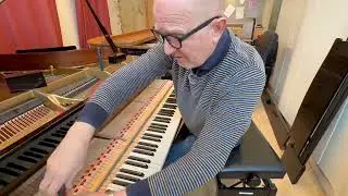 CLEANING  A KAWAI GRAND PIANO