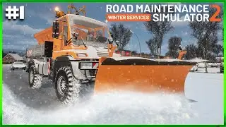 Road Maintenance Simulator 2 - Winter Services - FIRST LOOK - Episode #1