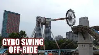Gyro Swing Off-Ride Footage (60FPS), Lotte World Intamin Giant Frisbee | Non-Copyright