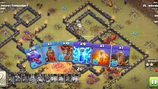 TH11 war attack killer troop flame flinger +dragonloon 🐲