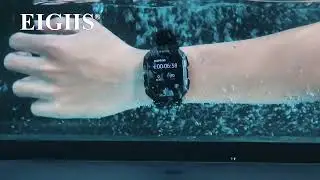 Reloj inteligente EIGIIS 5ATM Impermeable Reloj deportivo militar 1,71 Pulgadas Smartwatch