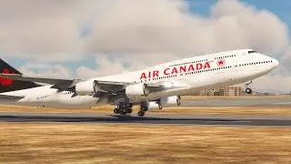 Very Emergency Landing Boeing 747 Landing At Doha Airport