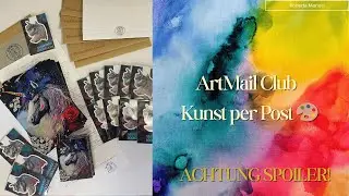 Achtung Spoiler! Mein ArtMail Club ist da! | Ein monatliches Kunst-Abo aus meinem Atelier