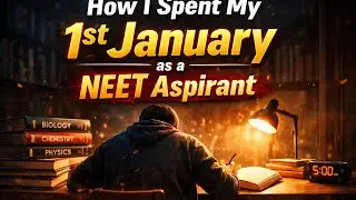 Mera 1st January kaise beeta as a neet aspirant 👍🎯✨#neetaspirents 