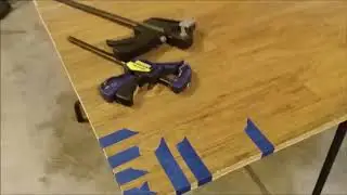 DIY: Laminate Office Chair Mats x2