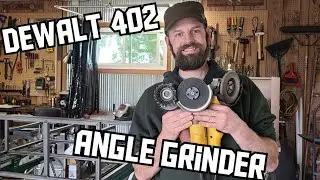 New Dewalt DWE 402 Angle Grinder Unboxing, Demo, and Review