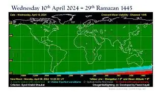 Moonsighting Outlook Shawwal 1445 - Eid al Fitr 2024