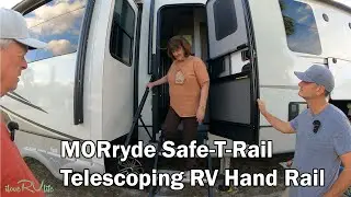 MORryde Safe T Rail Telescoping RV Hand Rail