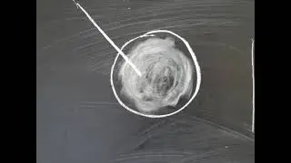 Essai 1- craie blanche sur ardoise noir, d&eacute;rive et stop-motion