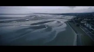 Drone Footage of Sandymount beach, Irishtown and Poolbeg