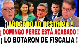 LO BOTARON DE FISCALIA DOMINGO PEREZ SE VA A SU CASA ABOGADO RODRIGUEZ DESBARATA FARSA DE FISCALOCO