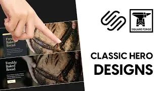 Classic Website Hero designs in Squarespace