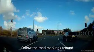 Kingston park Newcastle roundabout Instructional video