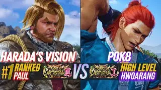 HARADAS VISION (#1 Ranked Paul) 🆚 POK8 (High Ranked Hwoarang) ✦ Tekken 8 High Level Match