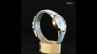 Sky Blue  Sweet Heart Analog Watch for Girls and Women From KIARVI GALLERY