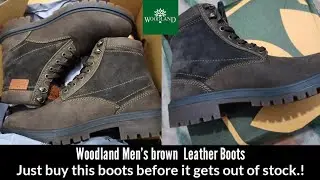 Woodland Boots For Man ( Brown ). Amazing and tough boots for real man. 😍