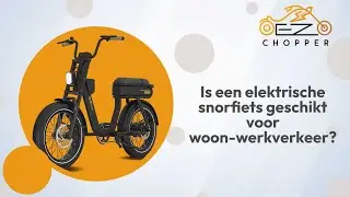 Is een elektrische snorfiets geschikt voor woon-werkverkeer?
