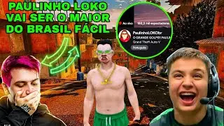 GABE PEIXE ELOGIOU PAULINHO O LOKO NA LIVE