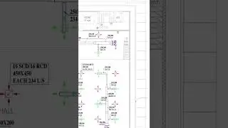VRV installation drawing indoor unit and duct  lucetion drawing school 🏫🎒#popularshorts #youtube ful