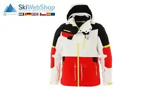 Spyder Tordrillo white/red/black | Ski jacket men | SkiWebShop
