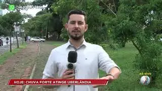 CIDADE ALERTA -  Chuvas de granizo atinge Uberlândia