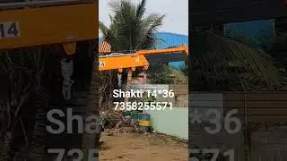 Shakti hydra crane 14 ton 36 ft short boom#hydra #crane #shakti #best #craneoperator #9176657231