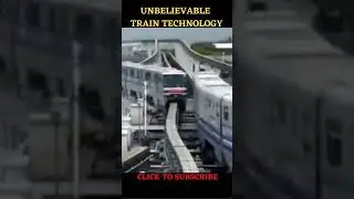 Unbelievable Train Travel Technology. #travel #speed #train #shorts