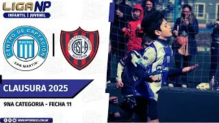 RACING CLUB VS SAN LORENZO SAN MARTIN 9na / LIGA INFANTO JUVENIL CLAUSURA 2025 / FECHA 11