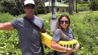 How to Use a Rescue Tube | Kauai, Hawaii 2016