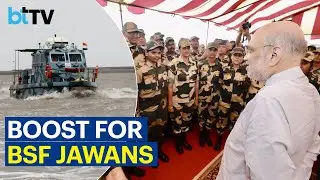 Union Home Minister Amit Shah Visited The Brave Jawans Along The India-Pakistan Border