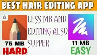Best hair editing app for Android *(how to edit hair in Android ) and less MB best app