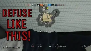 Rainbow Six Siege | Defusing Behind The Wall!