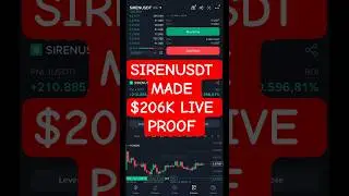 #crypto trading challenge made $206k profit in siren coin  #passiveincome #bitcointrading #bitcoin