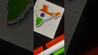 Independence day drawing | 3d drawing | short | Independence day status | youtube shorts