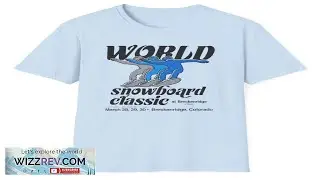 BRECKENRIDGE 1986 WORLD SNOWBOARDING CLASSIC Shirt Burton snowboard Sims