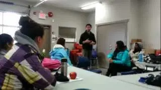 McMaster MacServe Vancouver Team meeting with Sharing Farm's Colin Dring & Emily Pearson